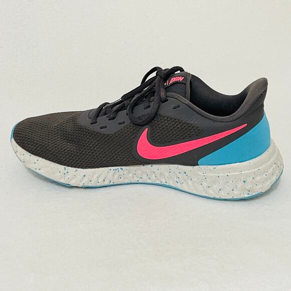 Nike Revolution 5 Women's Size 11 Grey Pink Blue Running Shoes Sneaker CU4830001 - Picture 5 of 10